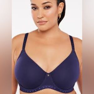 NWT Savage X Fenty Navy Blue Cotton Unlined Bra